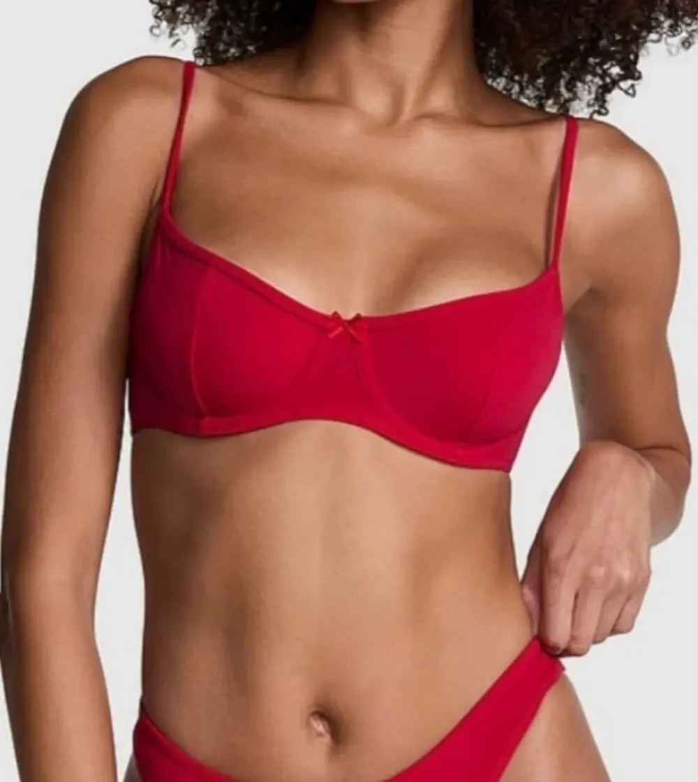 Frankies Bikinis x Victorias Secret Pink Bikini Top Size XL Underwire Swim NWT